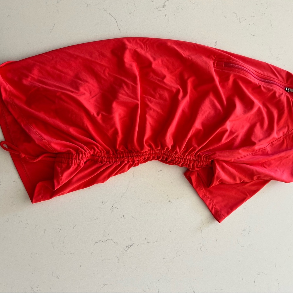 Vibrant Red Skirt